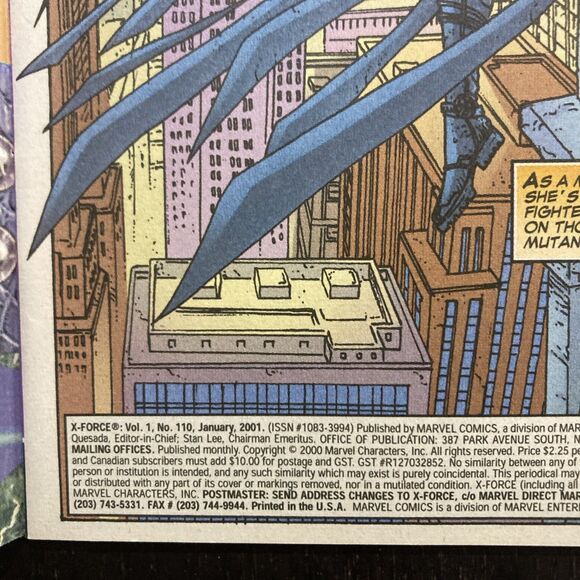 X-Force: Assorted Set No. 110- 115 & 117-119. Marvel Comics (2001) - Picture 13 of 16